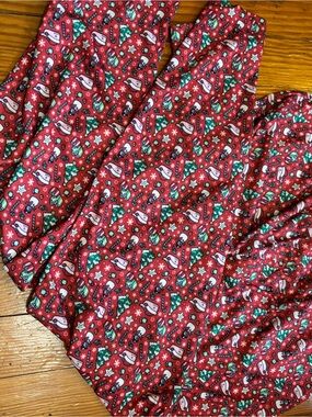 Vineyard Vines Kids Christmas Pajama Pants Red Holiday Whale Print Size M 12-14